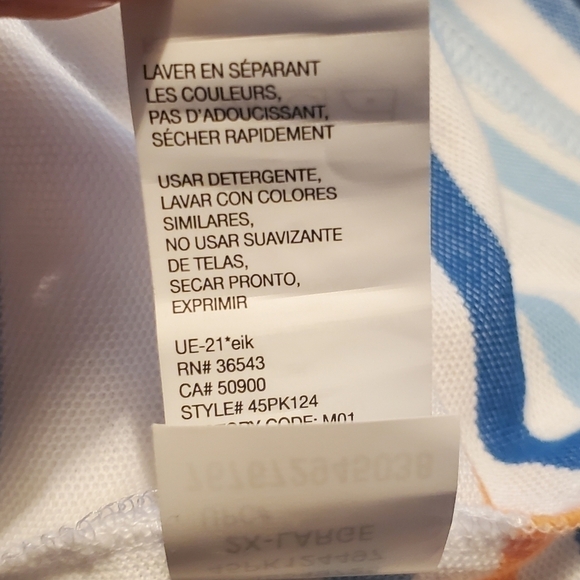 IZOD Advantage Performance Natural Stretch Polo Collared Shirt XXL - Picture 11 of 12